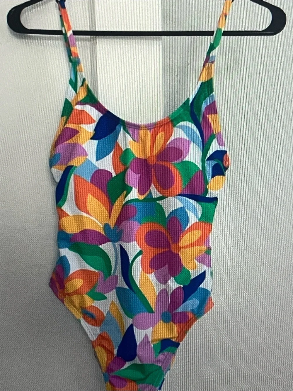 Hurley Bright Multi-Color Floral One-Piece